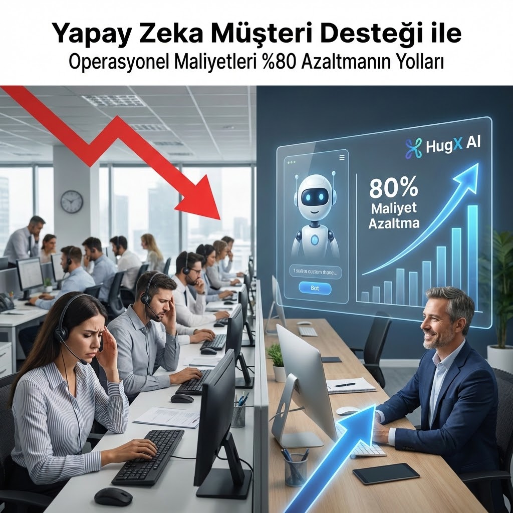 Yapay Zeka Müşteri Desteği ile Operasyonel Maliyetleri %80 Azaltmanın Yolları